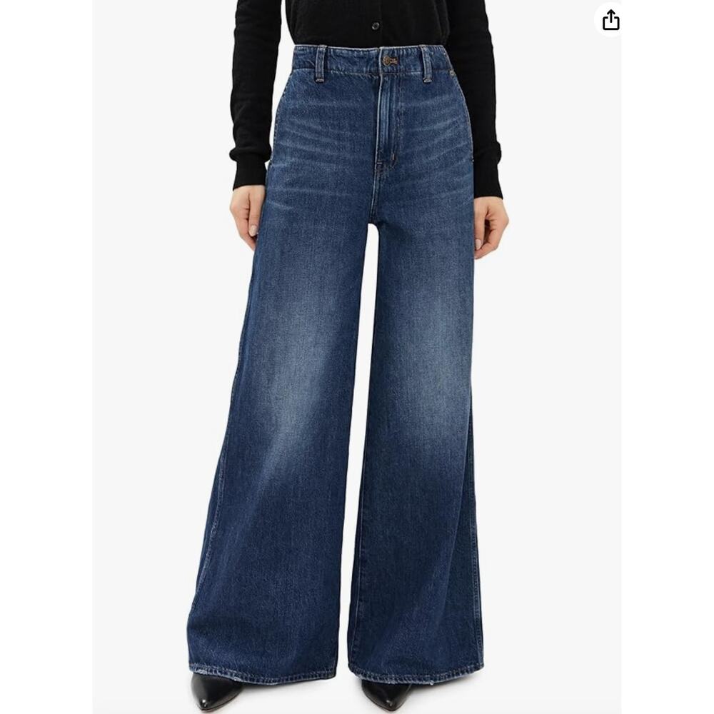 Madewell Women's Flare & Wide Leg Jeans - Dark Blue